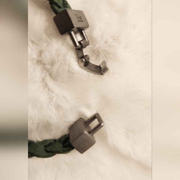 Lia Sophia "Confidant" Green colour faux leather with cut crystal bracelet - Picture 2 of 8